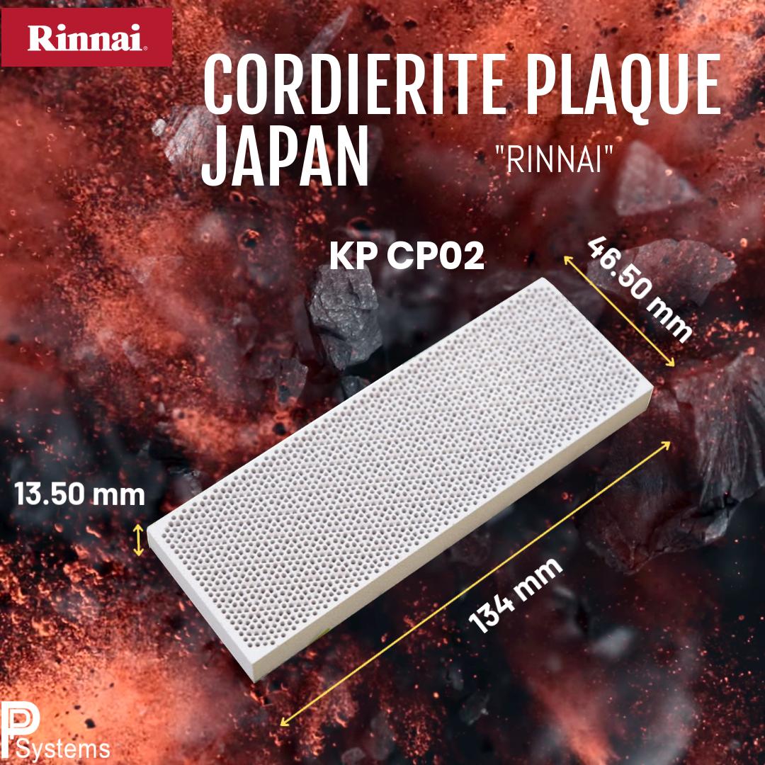 กระเบื้องหัวเตาอินฟาเรด แผ่นรังผึ้งหัวเตา RINNAI Cordierite Plaque (JAPAN) ขนาด 134x46.5x13.5