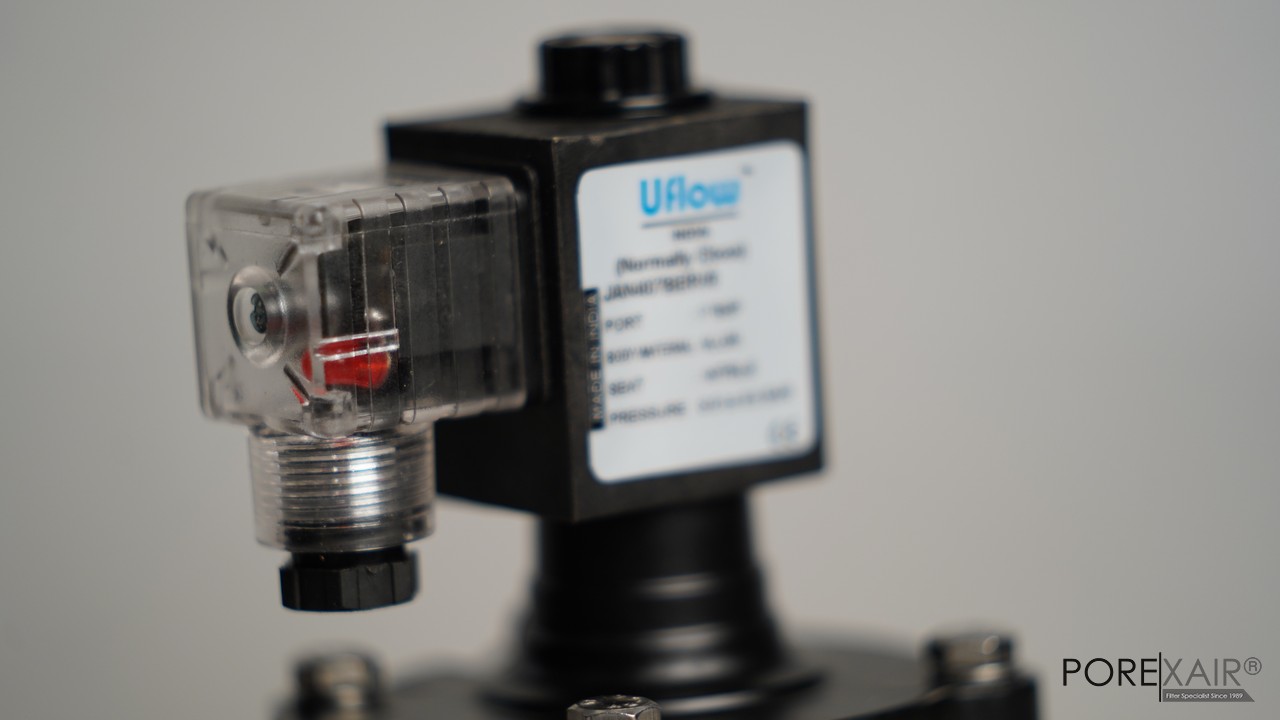 UFLOW 1" Pulse Jet Dust Collector Angle Type Solenoid Valve 220V NC "INDIA" l โซลินอยด์วาล์วกำจัดฝุ่น พัลส์วาล์ว ทำความสะอาดถุงกรองฝุ่น