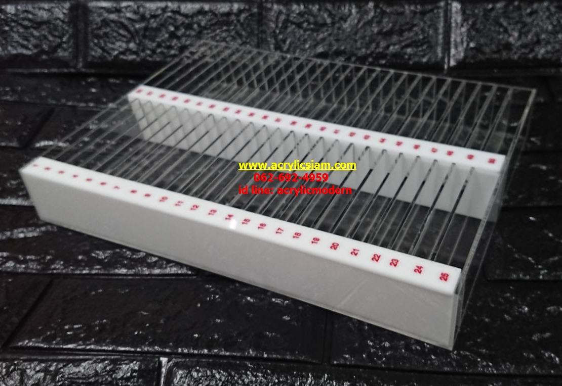 แผงเสียบบัตร 50 ช่อง แบบตั้งโต๊ะ