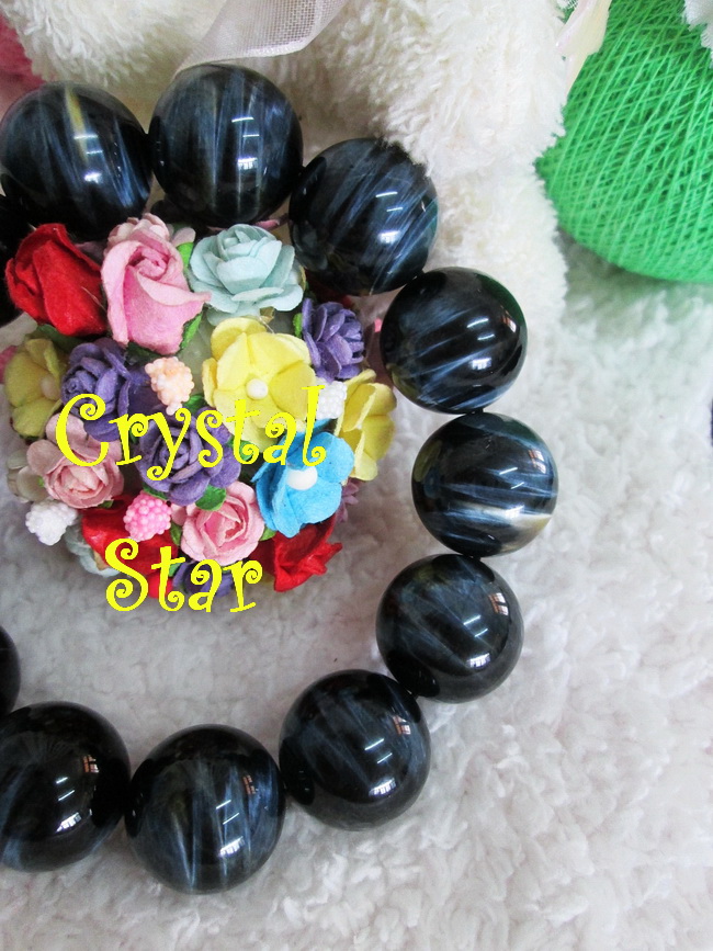 สร้อยข้อมือตาเสือสีน้ำเงิน เกรด A