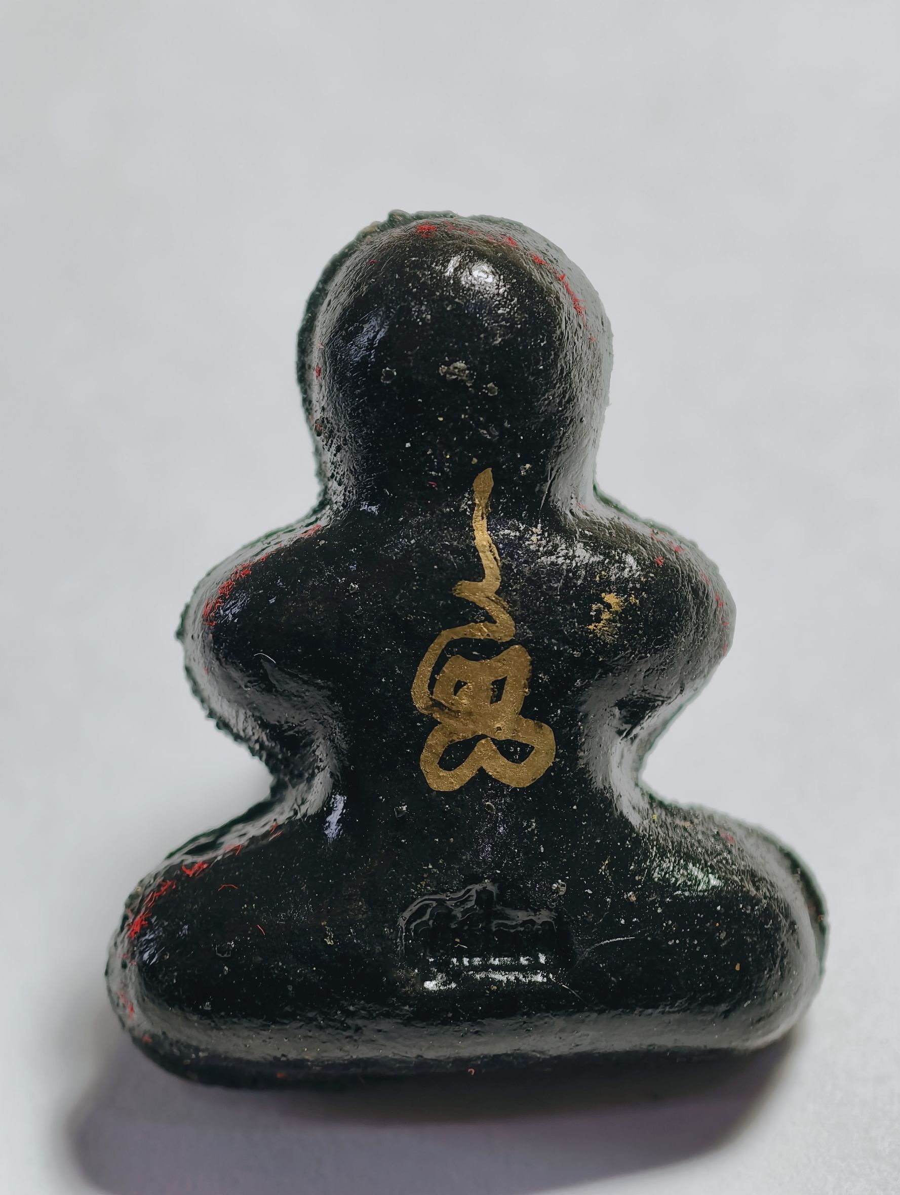 อาจารย์แว่น วัดสะพานสูง พระปิดตา เนื้อว่าน โรยผงตะไบ ผงเหล็กน้ำพี้ AC2327