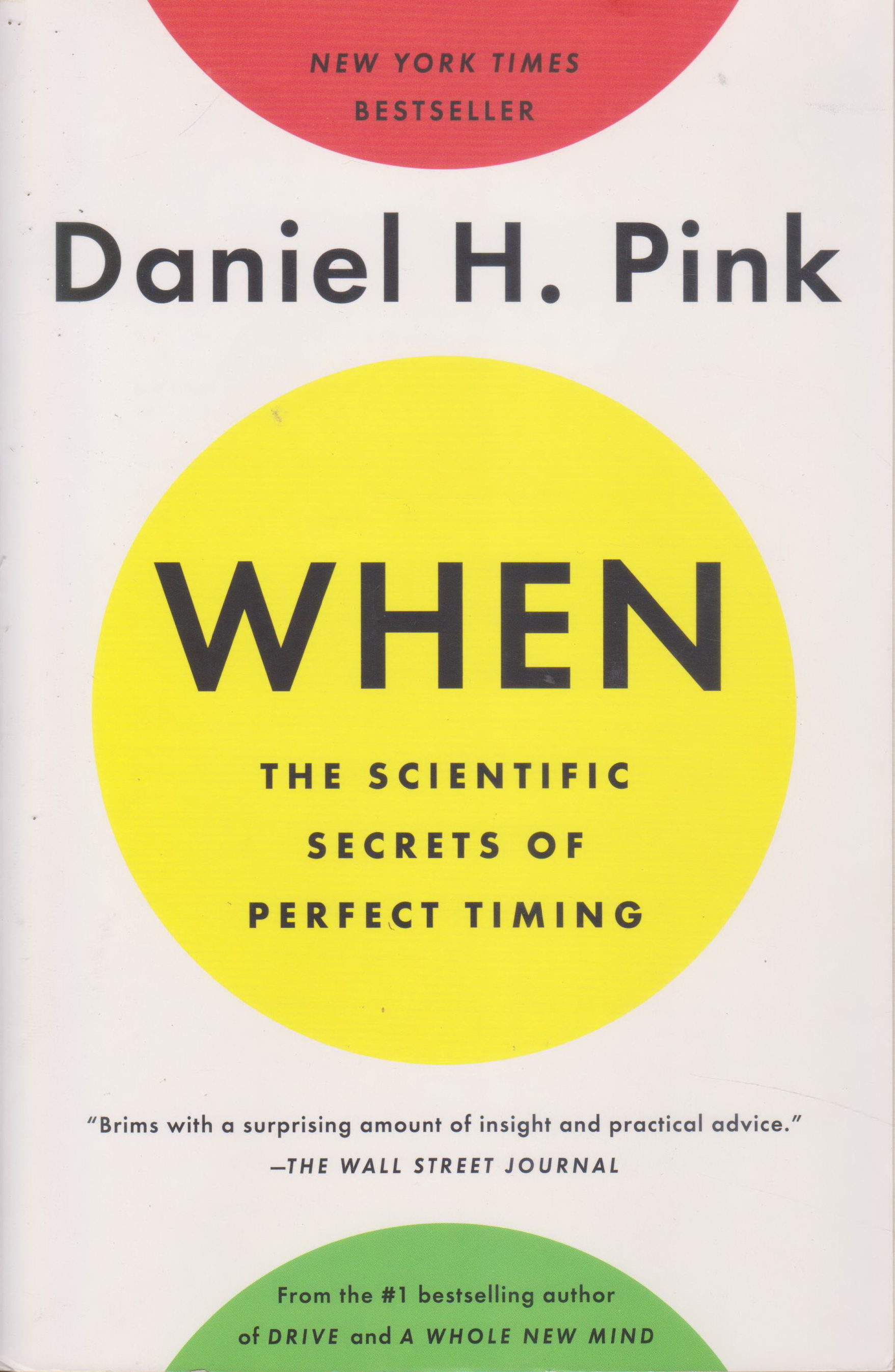 หนังสือภาษาอังกฤษ When: the Scientific Secrets of Perfect Timing by Daniel H. Pink