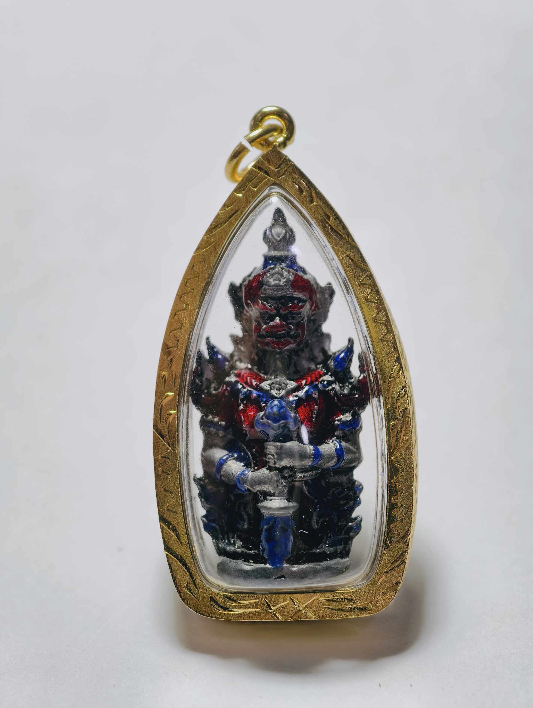 หลวงปู่อิ่ม วัดทุ่งนาใหม่ ยอกขุนพล ท้าวเวสสุวรรณ รวยแสนล้าน พร้อมเลี่ยม (AC1967)