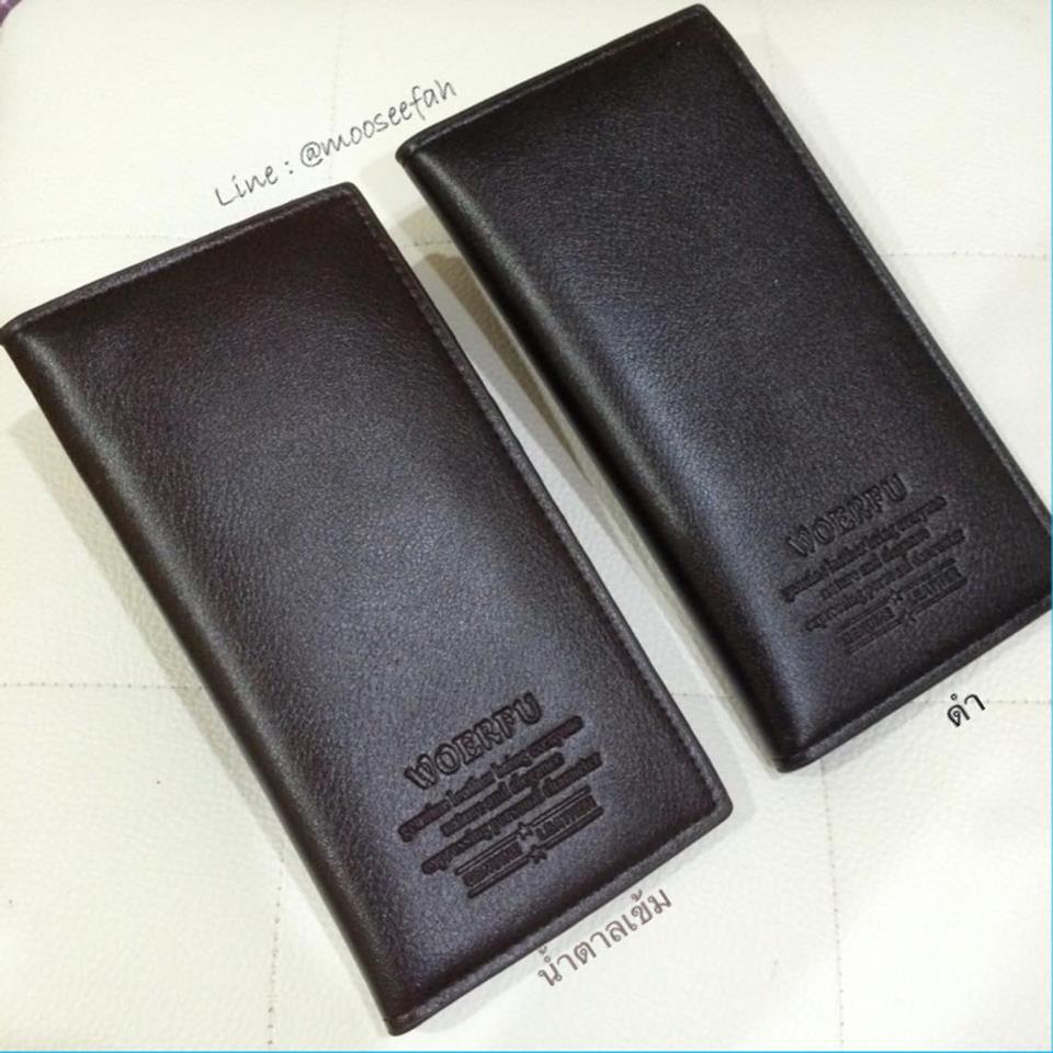 กระเป๋าสตางค์ผู้ชายใบยาว WOERFU