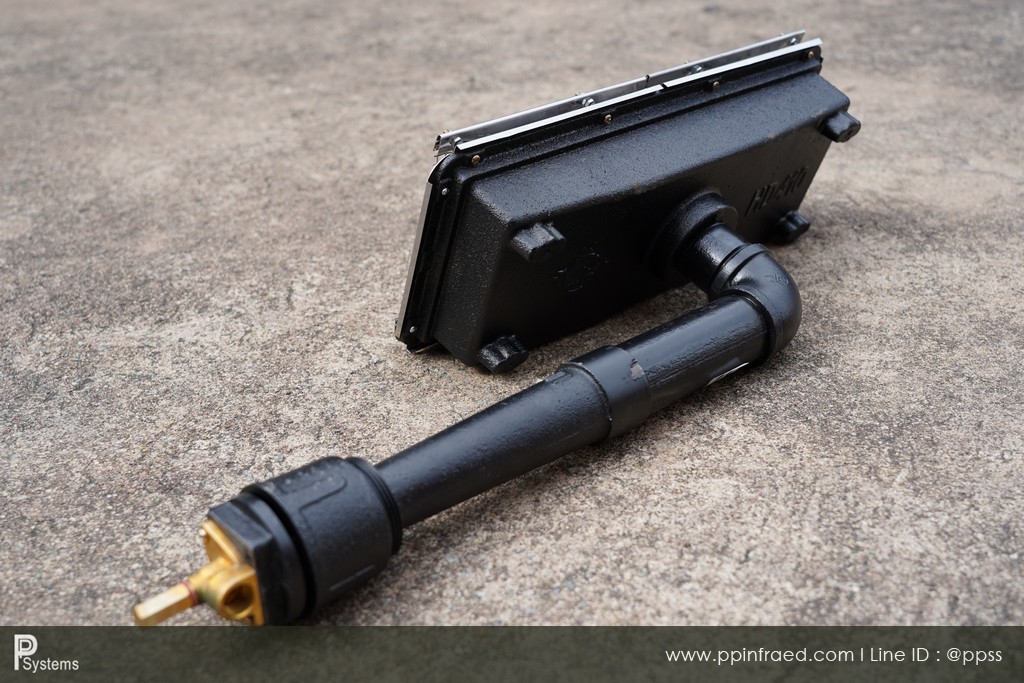 หัวเตาอินฟาเรด THD HD410 6.3KW ขนาด 410x175x220