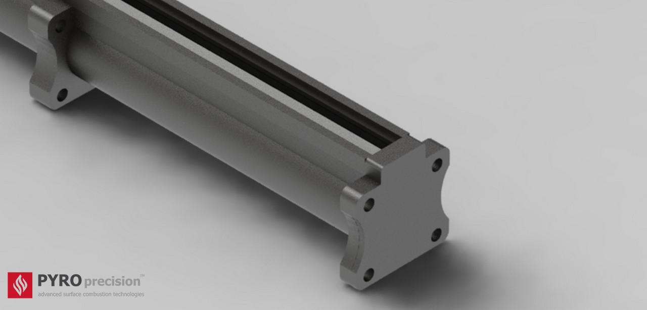 หัวเตาแก๊ส ตรงยาว LD305-ST-2 Linear Modular Tank Heating Burner (Venturi) ความยาวโมดูล 30ซม - 3.0ม กำลัง 6-60 กิโลวัตต์ สำหรับถังต้มถังต้มอุตสาหกรรมทรงสี่เหลี่ยม