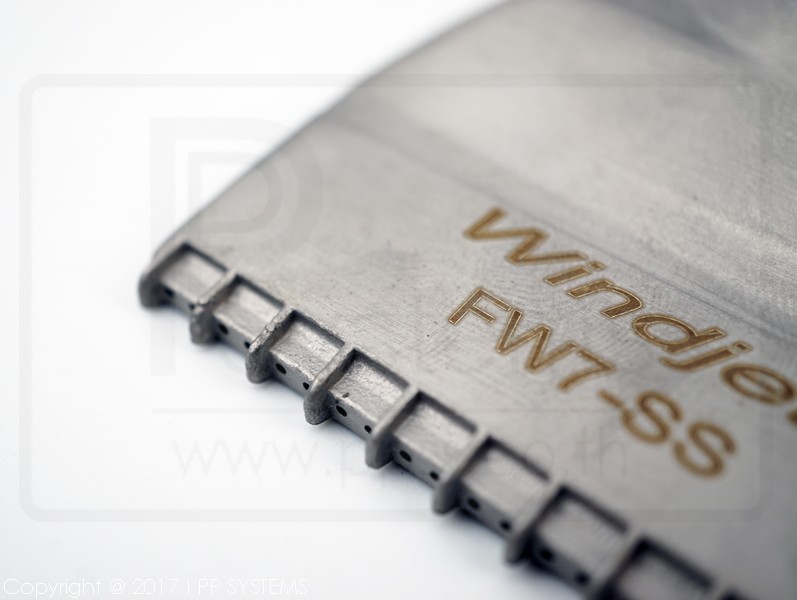 WINDJET NOZZLE, WIDTH 40MM, ORIFICE 22HOLES, STAINLESS STEEL 1/4" BSPT l หัวฉีดพ่นลม สแตนเลสสตีล