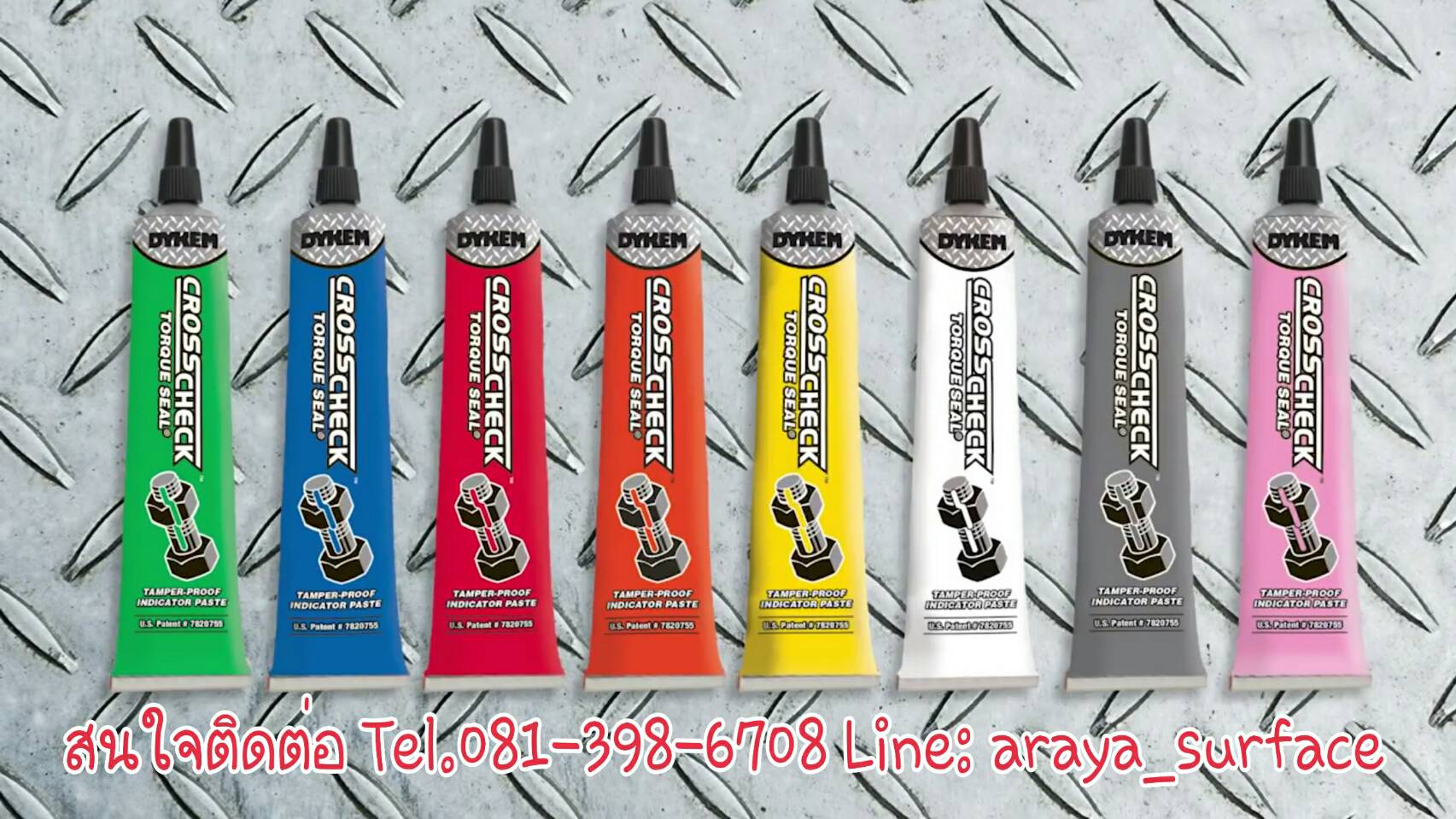 Cross-Check™ Wax Seal สำหรับทำเครื่องหมายที่ น๊อต,สลัก,สกรู,เกลียว ใช้สำหรับตรวจเช็คการขยับหรือคลายตัวของน๊อต,สลัก,สกรู,เกลียว