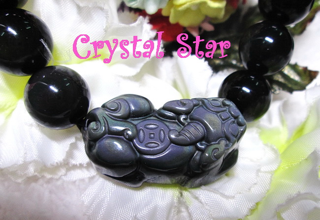 สร้อยข้อมือเรนโบว์ออปซิเดียน