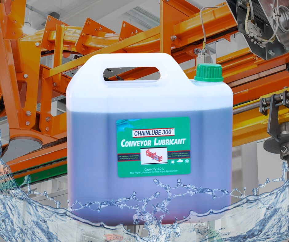 Conveyor Chain Lubricant (5 Liter/ea) l น้ำมันหยอดโซ่สังเคราะห์ ทนความร้อนสูง สำหรับเตาอบสีฝุ่น 291°C