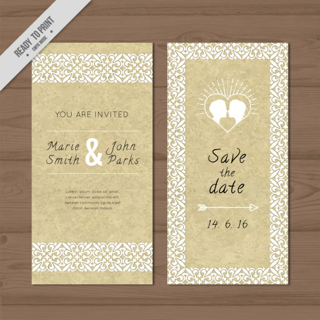 การ์ดแต่งงาน Wedding card สไตล์การออกแบบดีไซน์แบบสีกระดาษแล้วนำลวดลายสีขาวมาตกแต่งเป็นกราฟิกเพิ่มความหรูหรา การ์ดงานแต่ง ไว้สำหรับ เรียนเชิญแขกผู้มีเกียรติเข้ามาร่วมงานแต่งงาน // ตัวอย่างดีไซน์ การ์ดแต่งงาน การ์ดเชิญ การ์ดสวยๆ