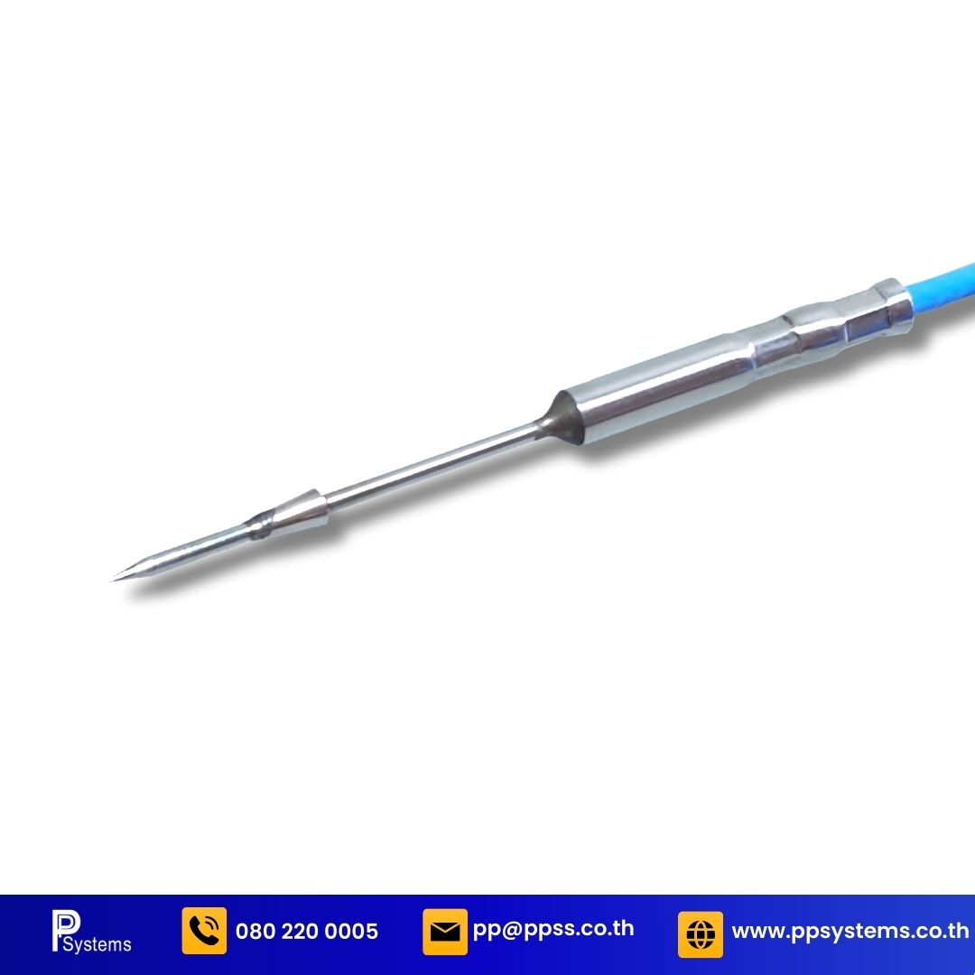 PhoenixTM Short Needle Straight Thermocouple l สายวัดอุณหภูมิชนิดเข็ม สำหรับวัดอาหาร (กุ้ง) ความยาวสาย 60 เซนติเมตร