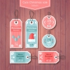 ป้ายสินค้า Hang Tag ป้ายกระดาษ สไตล์การออกแบบดีไซน์แบบเรียบๆแต่ดูดีมีสไตล์ ป้ายสินค้าไว้สำหรับประชาสัมพันธ์แก่ลูกค้าเกี่ยวกับสินค้าลดราคาในช่วงเทศกาลคริสมาส // ตัวอย่างดีไซน์ ป้ายสินค้า Hang Tag ป้ายกระดาษ