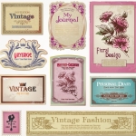 ฉลาก Eco style สไตล์การออกแบบดีไซน์แบบสไตล์วินเทจทำให้ดูทันสมัยมากขึ้น ฉลากไว้ใช้แปะกับแพคเกจครีมบำรุงผิว,กระปุกครีม,สบู่ // ตัวอย่างดีไซน์ สติ๊กเกอร์ฉลาก Chill Shop Package