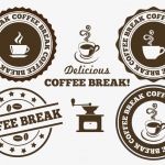 ฉลากสำหรับธุรกิจคุณ สไตล์การออกแบบดีไซน์แบบสไตล์วินเทจ ฉลากไว้ใช้แปะกับแพคเกจเกี่ยวกับธุรกิจร้านกาแฟ // ตัวอย่างดีไซน์ สติ๊กเกอร์ฉลาก Chill Shop Package