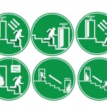 ฉลากป้ายแจ้งประกาศเตือน สไตล์การออกแบบดีไซน์แบบเรียบๆแต่มีสไตล์ ฉลากไว้ใช้กับป้ายแจ้งเตือนในอาคารต่างๆเพื่อความปลอดภัย // ตัวอย่างดีไซน์ สติ๊กเกอร์ฉลาก Chill Shop Package