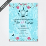 การ์ดแต่งงาน Wedding card สไตล์การออกแบบดีไซน์สีสันสวยงามและจัดวางตัวอักษรไว้กึ่งกลางให้ดูโดดเด่นสวยงาม การ์ดงานแต่ง ไว้สำหรับ เรียนเชิญแขกผู้มีเกียรติเข้ามาร่วมงานแต่งงาน // ตัวอย่างดีไซน์ การ์ดแต่งงาน การ์ดเชิญ การ์ดสวยๆ