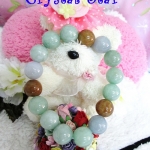 สร้อยข้อมือหยกสีผสม