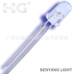 LED 5มิล แสงขาว เลนส์ขาวใส 25,000mcd เกรดA ยี่ห้อ HG (1,000 หลอด)