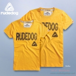 เสื้อยืดแขนสั้นผู้หญิง rudedog รุ่น Fast Lane (ฟาสต์เลน) สีเหลือง