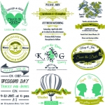 ฉลากกิจกรรมต่างๆและโปรโมชั่น สไตล์การออกแบบดีไซน์แบบใช้สีหวานๆดูดีมีสไตล์ ฉลากไว้ใช้แปะกับกล่องของขวัญ,ของชำร่วย // ตัวอย่างดีไซน์ สติ๊กเกอร์ฉลาก Chill Shop Package