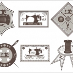 ฉลากเสื้อผ้าแฟชั่น สไตล์การออกแบบดีไซน์แบบเรียบๆแต่มีสไตล์ ฉลากไว้ใช้กับโลโก้ร้านเสื้อผ้า // ตัวอย่างดีไซน์ สติ๊กเกอร์ฉลาก Chill Shop Package