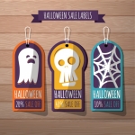 ป้ายสินค้า Hang Tag ป้ายกระดาษ สไตล์การออกแบบดีไซน์แบบเรียบๆแต่ดูดีมีสไตล์ ป้ายสินค้าไว้สำหรับประชาสัมพันธ์แก่ลูกค้าเกี่ยวกับสินค้าลดราคาในช่วงเทศกาลฮาโลวีน // ตัวอย่างดีไซน์ ป้ายสินค้า Hang Tag ป้ายกระดาษ