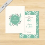 การ์ดแต่งงาน Wedding card สไตล์การออกแบบดีไซน์แบบใช้สีขาวเป็นสีพื้นแล้วตกแต่งด้วยสีฟ้าทำให้ตัดกันอย่างลงตัว การ์ดงานแต่ง ไว้สำหรับ เรียนเชิญแขกผู้มีเกียรติเข้ามาร่วมงานแต่งงาน // ตัวอย่างดีไซน์ การ์ดแต่งงาน การ์ดเชิญ การ์ดสวยๆ