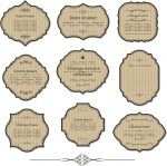 ฉลาก Eco style สไตล์การออกแบบดีไซน์แบบเรียบๆแต่มีสไตล์ ฉลากไว้ใช้แปะกับแพคเกจครีมบำรุงผิว,กระปุกครีม,สบู่ // ตัวอย่างดีไซน์ สติ๊กเกอร์ฉลาก Chill Shop Package