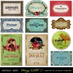 ฉลาก Eco style สไตล์การออกแบบดีไซน์แบบสไตล์วินเทจทำให้ดูทันสมัยมากขึ้น ฉลากไว้ใช้แปะกับแพคเกจครีมบำรุงผิว,กระปุกครีม,สบู่ // ตัวอย่างดีไซน์ สติ๊กเกอร์ฉลาก Chill Shop Package