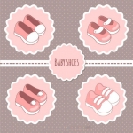 ฉลากเสื้อผ้าแฟชั่น สไตล์การออกแบบดีไซน์แบบเรียบๆแต่มีสไตล์ ฉลากไว้ใช้แปะกับแพคเกจรองเท้าเด็ก // ตัวอย่างดีไซน์ สติ๊กเกอร์ฉลาก Chill Shop Package