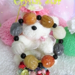 สร้อยข้อมือหยกคละสีแกะสลัก