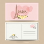 โปสการ์ด Postcard สไตล์การออกแบบดีไซน์แบบหวานๆตกแต่งโปสการ์ดน่ารัๆ โปสการ์ด ไว้สำหรับ ส่งบทความถึงคนสำคัญ // ตัวอย่างดีไซน์ โปสการ์ด Postcard พิมพ์โปสการ์ด โปสการ์ดสวยๆ Chill Shop Package