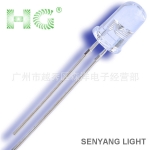 LED 5มิล แสงเขียว เลนส์ขาวใส 20,000mcd ยี่ห้อ HG เกรดA (1,000 หลอด)