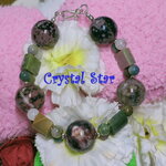 สร้อยข้อมือโอเชี่ยนแจสเปอร์และโรสควอทซ์