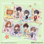 [7'S] MINI CHARACTER DECOR STICKER PACK