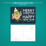 โปสการ์ด Postcard สไตล์การออกแบบดีไซน์ด้วยตัวการ์ตูนน่ารักๆเพิ่มลูกเล่นแก่โปสการ์ด โปสการ์ด ไว้สำหรับ ส่งบทความถึงคนสำคัญ // ตัวอย่างดีไซน์ โปสการ์ด Postcard พิมพ์โปสการ์ด โปสการ์ดสวยๆ Chill Shop Package