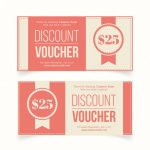 คูปองสินค้า การส่งเสริมการขาย การลดราคา สไตล์การออกแบบดีไซน์แบบเรียบๆแต่มีสไตล์ คูปองไว้ใช้กับการลดราคาสินค้าเพื่อกระตุ้นยอดขาย // ตัวอย่างดีไซน์ คูปองสินค้า Chill Shop Package