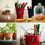 ไอเดียสำหรับการพิมพ์ สติ๊กเกอร์ฉลากสินค้า // สไตล์การออกแบบ ดีไซน์เรียบๆ สีขาว-ดำ ฉลากใช้สำหรับ แปะกับขวดโหล