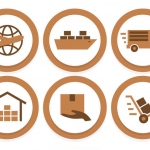 ฉลากป้ายติดพัสดุไปรษณีย์ สไตล์การออกแบบดีไซน์แบบเรียบๆแต่มีสไตล์ ฉลากไว้ใช้แปะกับกล่องพัสดุที่มีสินค้าพวกแก้ว,กระจก,สิ่งของที่แตกง่ายเพื่อป้องกันการชำรุด // ตัวอย่างดีไซน์ สติ๊กเกอร์ฉลาก Chill Shop Package