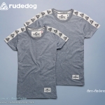 เสื้อยืดแขนสั้นผู้หญิง rudedog รุ่น RD Stamp (อาร์ดี แสตมป์) สีเทา-ท็อปดาย