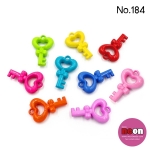 สีสดNo.184กุญแจหัวใจโบ๋/500กรัม