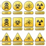 ฉลากป้ายแจ้งประกาศเตือน สไตล์การออกแบบดีไซน์แบบเรียบๆแต่มีสไตล์ ฉลากไว้ใช้กับแปะกับสินค้าที่มีสารเคมีอันตราย // ตัวอย่างดีไซน์ สติ๊กเกอร์ฉลาก Chill Shop Package