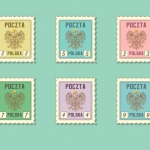 ฉลากป้ายติดพัสดุไปรษณีย์ สไตล์การออกแบบดีไซน์โดยใช้สีหวานๆทำให้ดูสบายตา ฉลากไว้ใช้แปะกับกล่องพัสดุ,แสตมป์ติดพัสดุสินค้า // ตัวอย่างดีไซน์ สติ๊กเกอร์ฉลาก Chill Shop Package