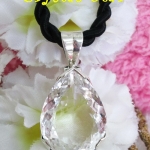 จี้คริสตัลตัวเรือนเงิน