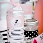 ไอเดียสำหรับการพิมพ์ สติ๊กเกอร์ฉลากสินค้า // สไตล์การออกแบบ ดีไซน์น่ารัก หวานๆ เก๋ๆ ฉลากใช้สำหรับ แปะกับขวดน้ำ