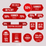 ฉลากป้ายแจ้งประกาศเตือน สไตล์การออกแบบดีไซน์แบบใช้สีสันที่สดุดตาสวยงาม ฉลากไว้ใช้แปะกับสินค้าที่ลดราคา // ตัวอย่างดีไซน์ สติ๊กเกอร์ฉลาก Chill Shop Package