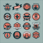 ฉลากสำหรับธุรกิจคุณ สไตล์การออกแบบดีไซน์แบบเรียบๆแต่มีสไตล์ ฉลากไว้ใช้แปะกับแพคเกจเกี่ยวกับธุรกิจฟิสเนส // ตัวอย่างดีไซน์ สติ๊กเกอร์ฉลาก Chill Shop Package