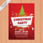 โปสเตอร์ Poster สไตล์การออกแบบดีไซน์โปสเตอร์วันคริสมาสโดยใช้สีแดงและนำรูปต้นคริสมาสมาจัดวางตกแต่งอย่างสวยงาม โปสเตอร์ ไว้สำหรับ แจ้งประชาสัมพันธ์กิจกรรม // ตัวอย่างดีไซน์ โปสเตอร์ Poster โปสเตอร์โฆษณา โปสเตอร์สวยๆ Chill Shop Package