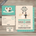 การ์ดแต่งงาน Wedding card สไตล์การออกแบบดีไซน์แบบใช้โทนสีฟ้าอ่อนๆจัดวางรูปบ่าวสาวไว้ในการ์ดสร้างความโดนเด่นสวยงาม การ์ดงานแต่ง ไว้สำหรับ เรียนเชิญแขกผู้มีเกียรติเข้ามาร่วมงานแต่งงาน // ตัวอย่างดีไซน์ การ์ดแต่งงาน การ์ดเชิญ การ์ดสวยๆ